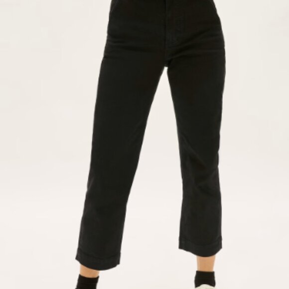 Everlane Black The Straight-Leg Crop - Picture 4 of 4